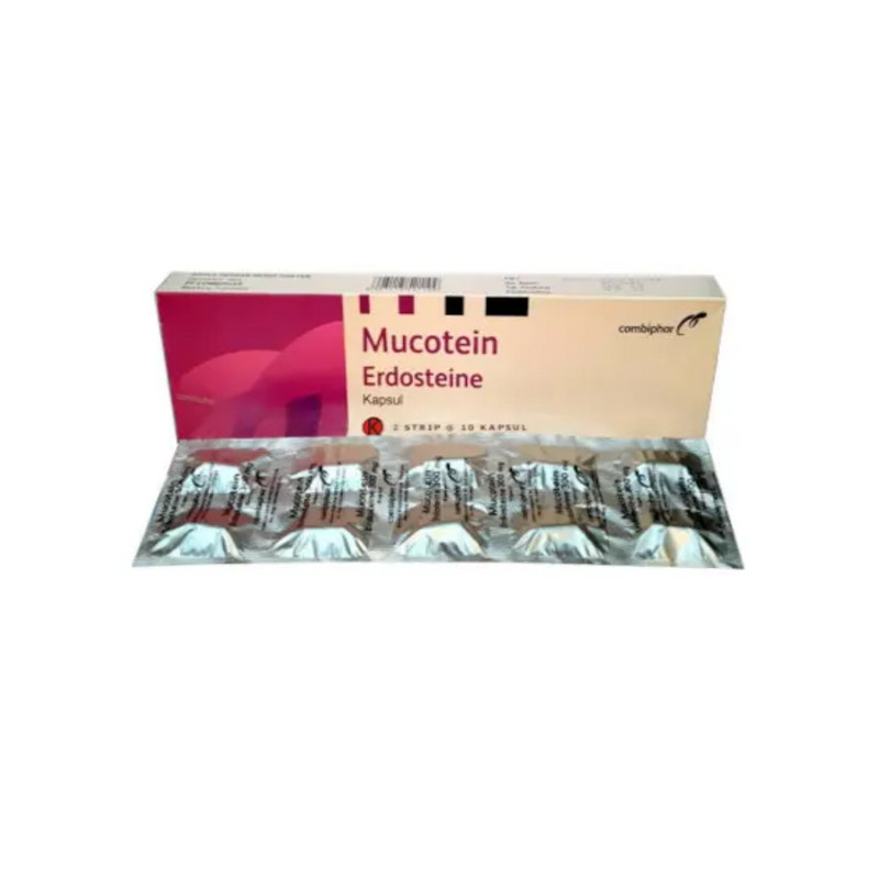 MUKOTIN 1 STRIP @ 10 KAPSUL