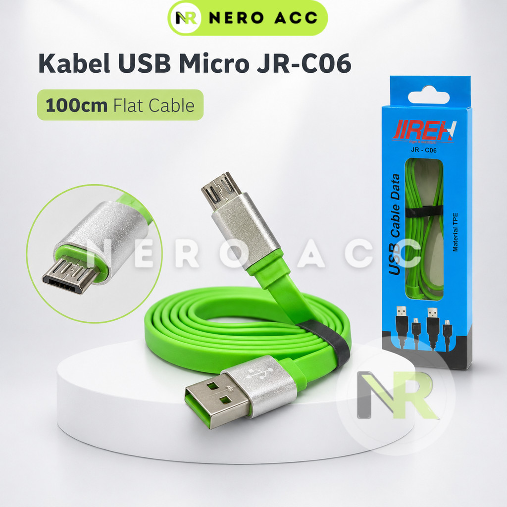 Kabel Data Micro USB Jireh JR-06 Universal Fast Charging Cable 2A