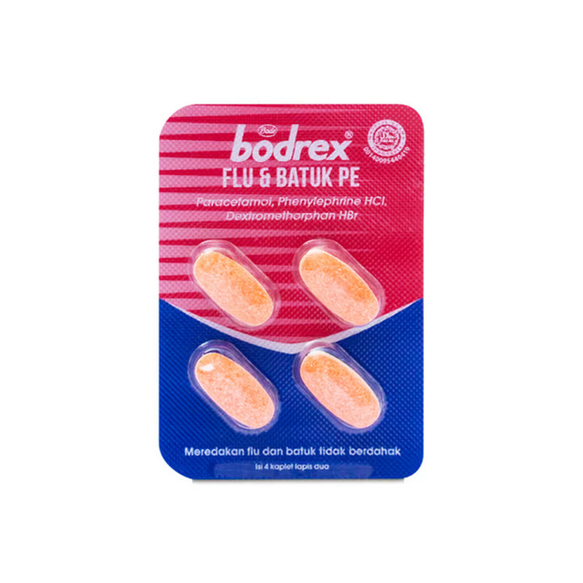 BODREX FLU & BATUK 1 BLISTER @ 4 KAPLET