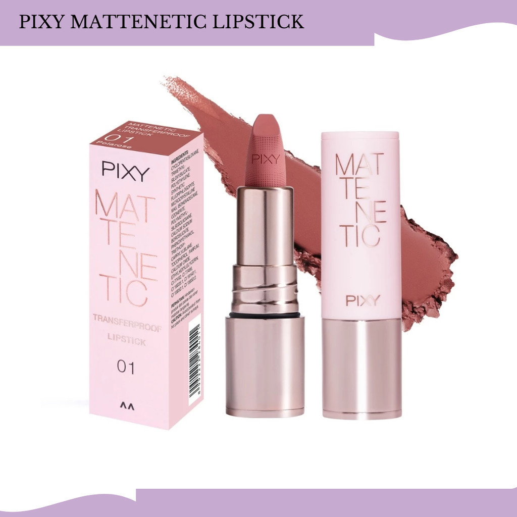 Pixy Mattenetic Transferproof Lipstick 3g/Lip Cream