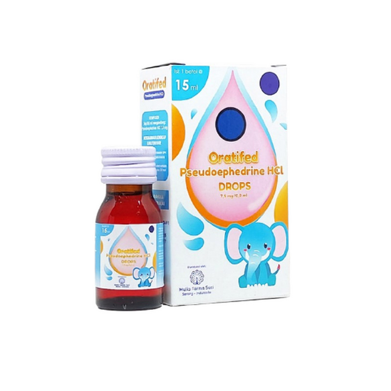 ORATIFED DROPS 1 BOTOL @15ML
