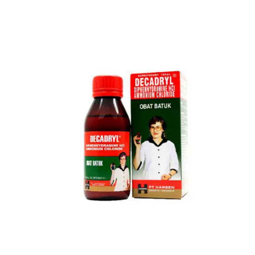 DECADRYL EXPECTORANT SIRUP 1 BOTOL @ 120 ML