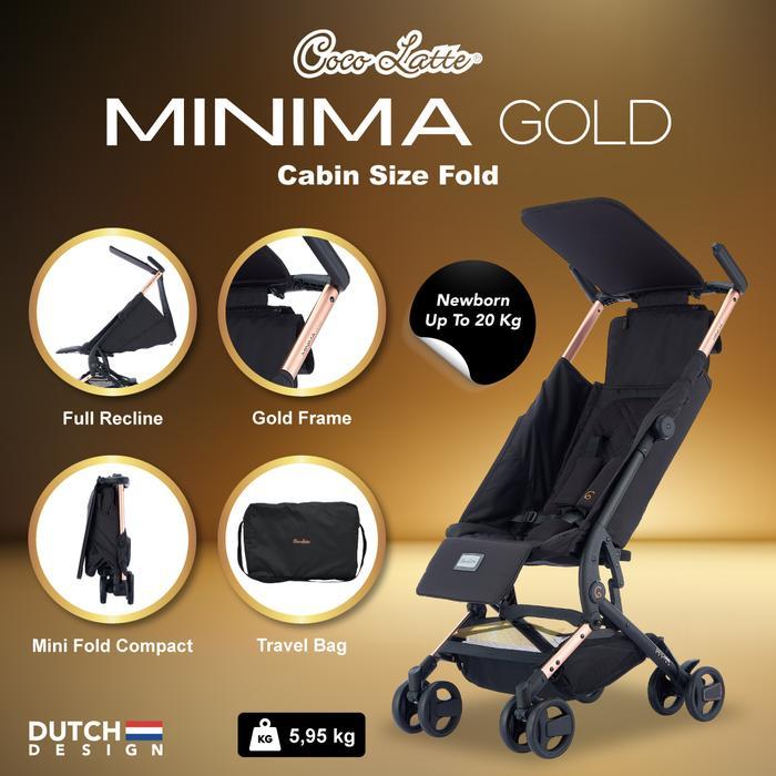 COCOLATTE MINIMA GOLD Stroller - Black