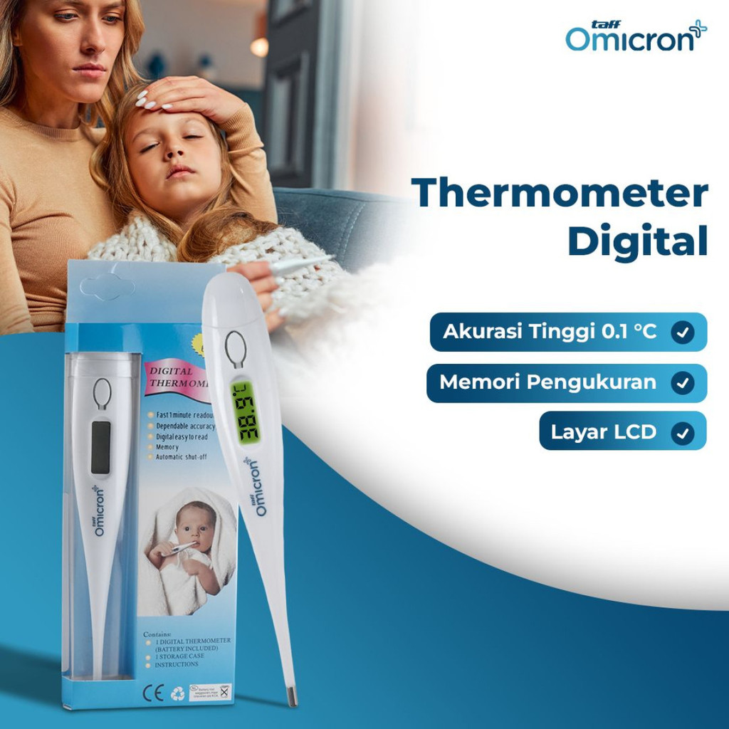 Digital Thermometer with Beeper - KT-DT4B