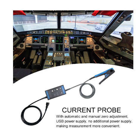 CP2100A Current Probe Clamp BNC Port Electrical Meter Oscilloscope Acc