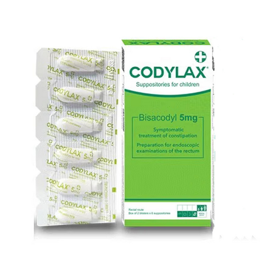 CODILAX 1 ROTOPLAST @ 6 SUPPOSITORIA