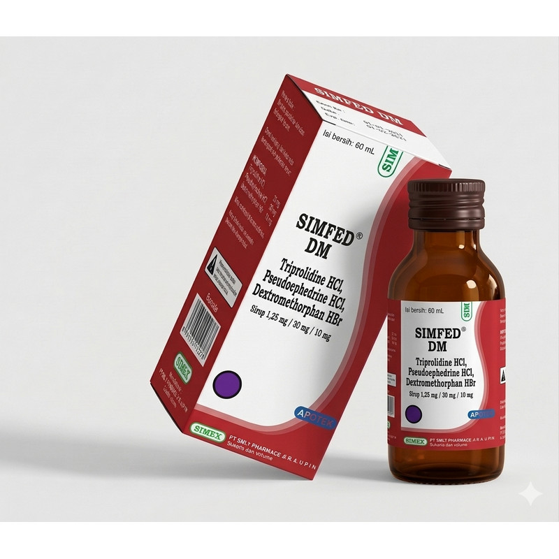 SIMFED DM SIRUP 1 BOTOL @ 60 ML