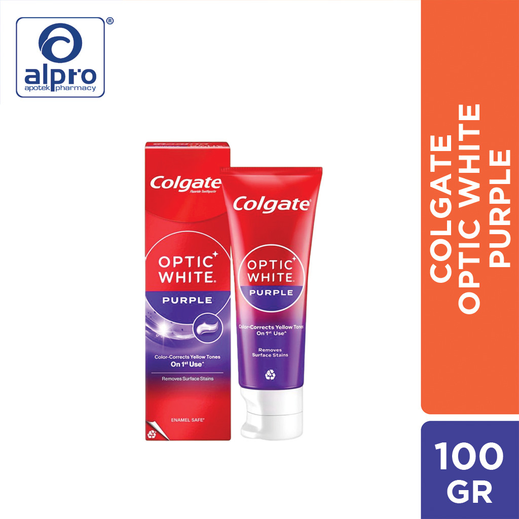 Colgate Toothpaste Optic White Purple 100Gr