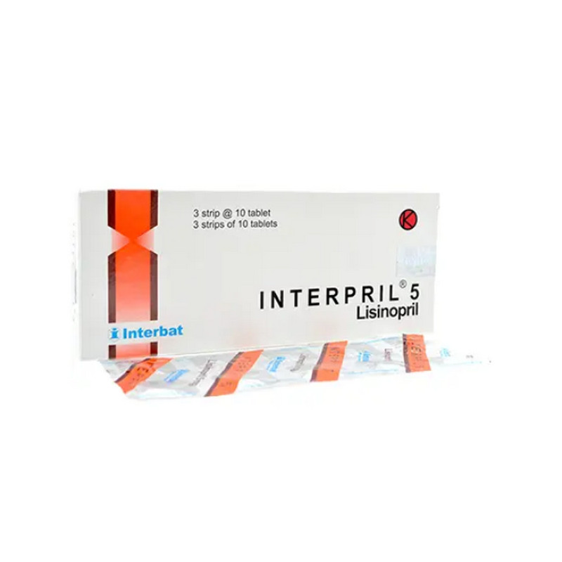 INTERPRIL 5 5 MG 1 STRIP @ 10 TABLET