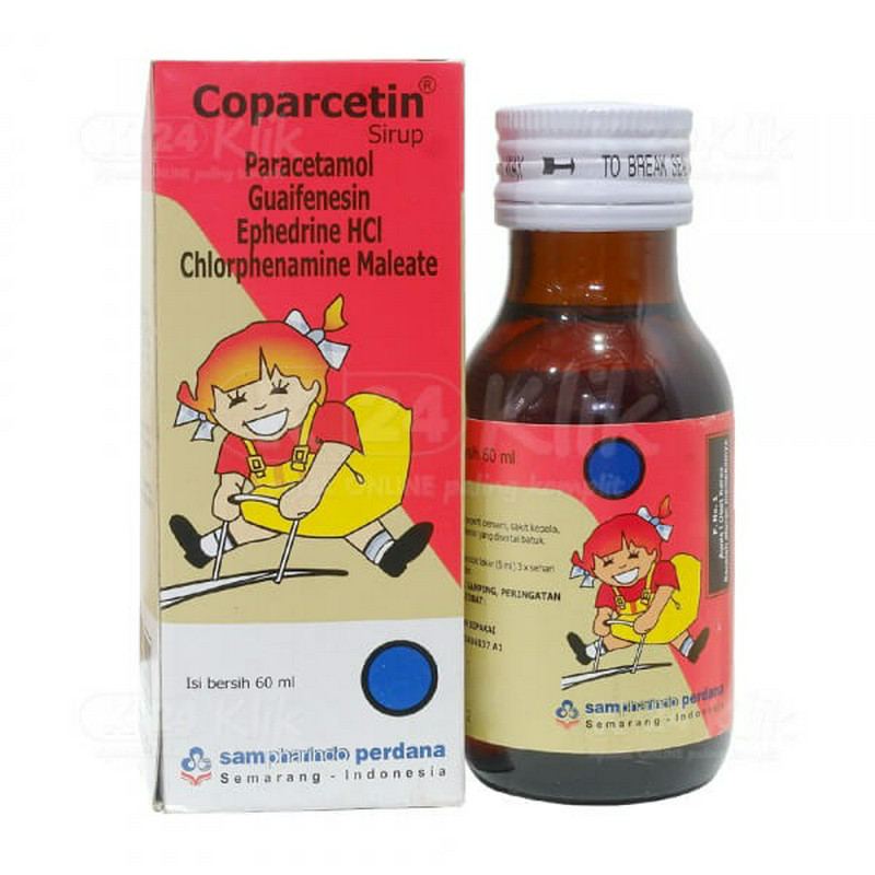 COPARCETIN SIRUP 1 BOTOL @ 60 ML