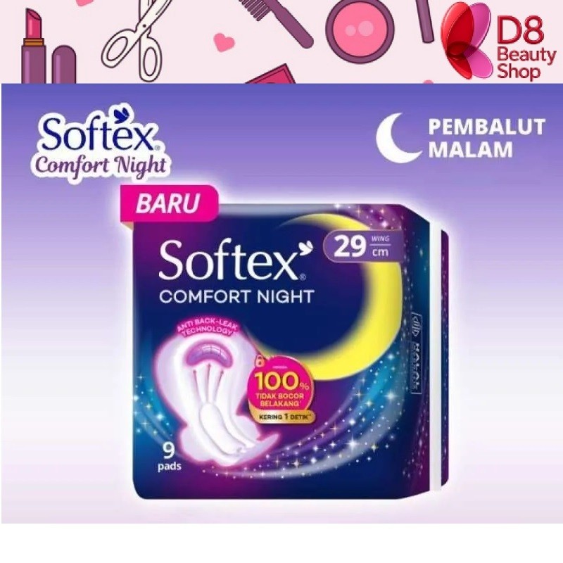 SOFTEX Comfort Night Wing 29cm 9pads