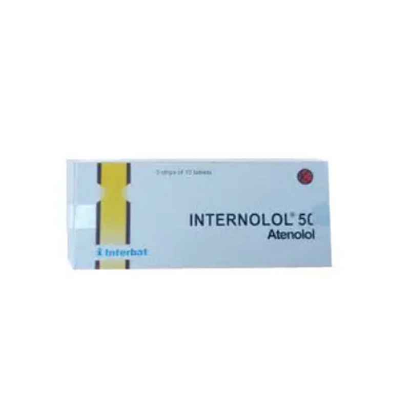 INTERNOLOL 50 50 MG 1 STRIP @ 10 TABLET