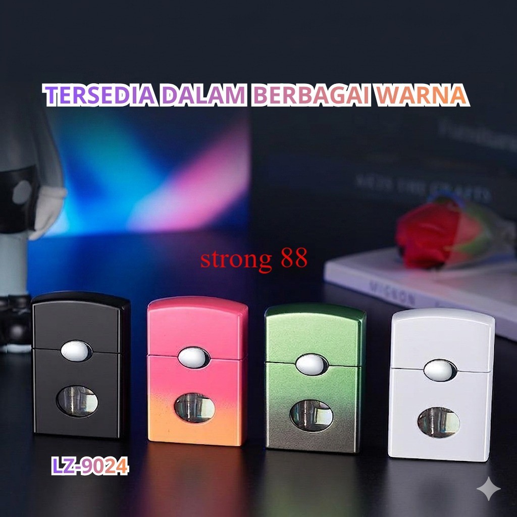 Korek Api Gas/pemantik, mancis Bara Api jet+Api sumbu LZ-9024(BISA COD)