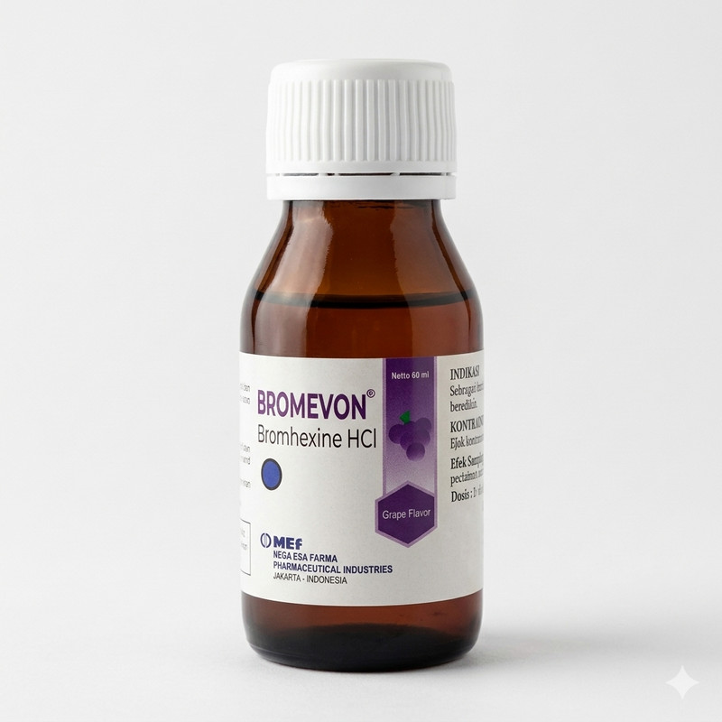 BROMEVON SIRUP 1 BOTOL @ 60 ML