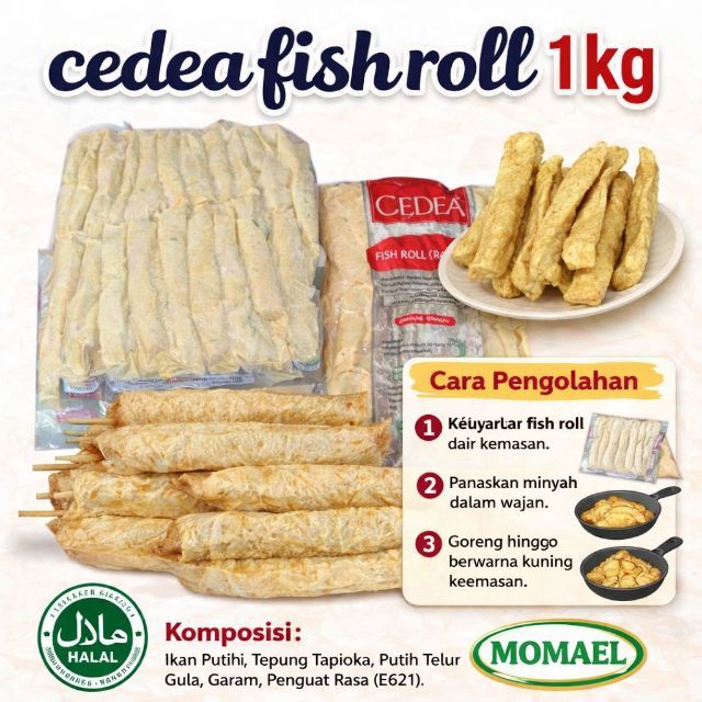 cedea fish roll 1kg