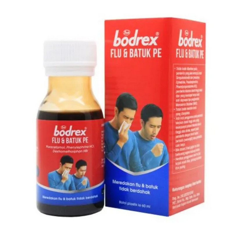 BODREX COUGH & COLD SIRUP 1 BOTOL @ 60 ML