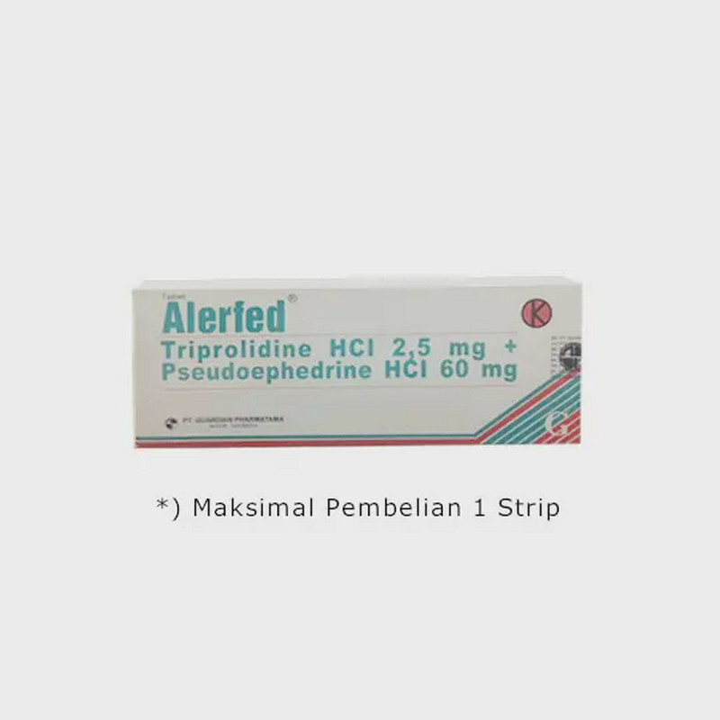ALERFED 2.5 MG 1 STRIP @ 10 TABLET