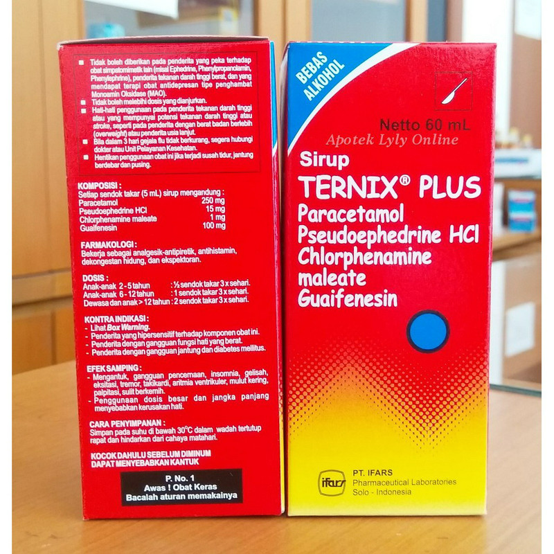 TERNIX PLUS SIRUP 1 BOTOL @ 60 ML