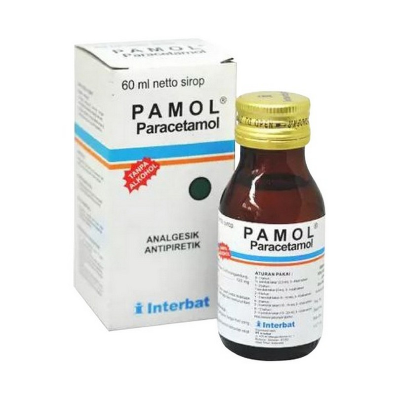 PAMOL SIRUP 1 BOTOL @ 60 ML