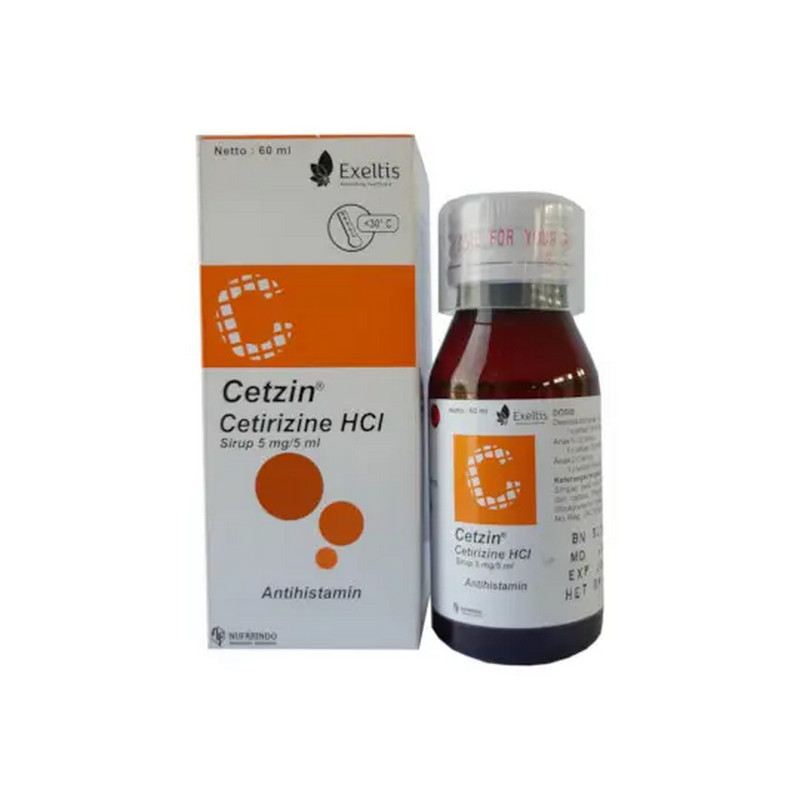 CETZIN SIRUP 1 BOTOL @ 60 ML