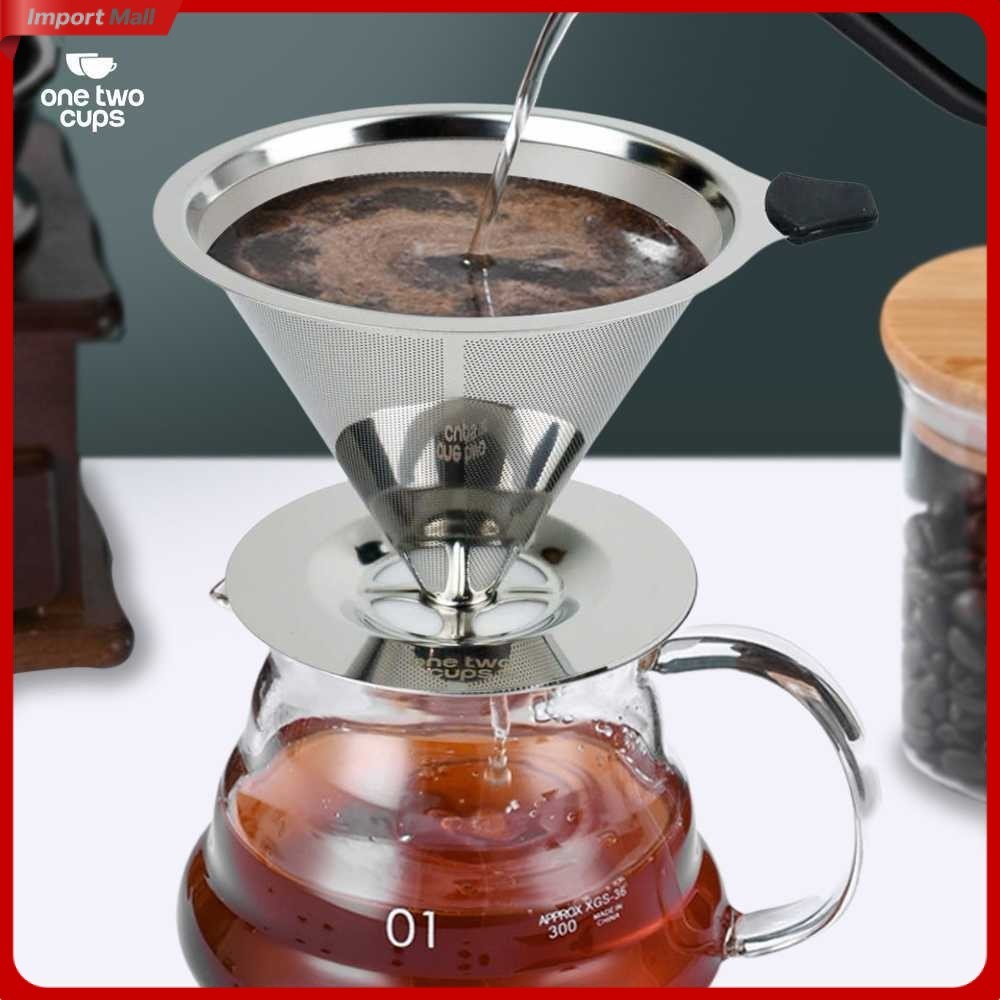 One Two Cups Filter Penyaring Kopi Double Layer Coffee Filter - V60