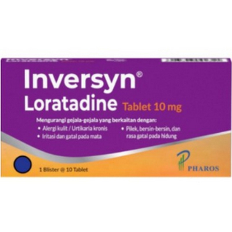 INVERSYN 10 MG 1 BLISTER @ 10 TABLET