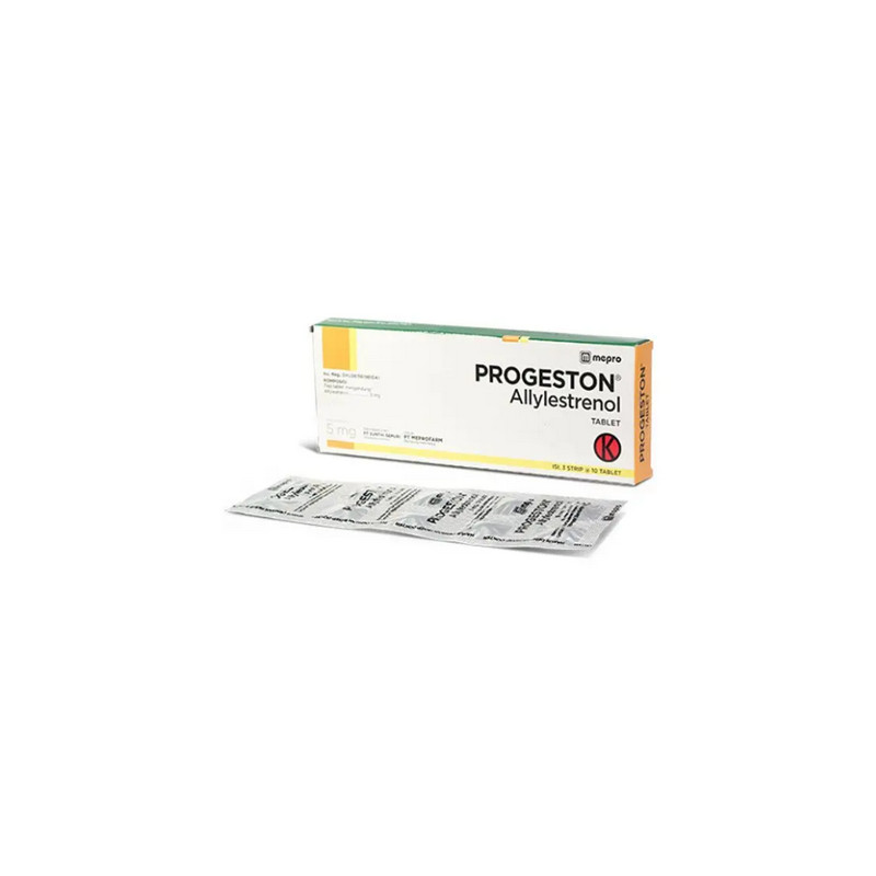 PROGESTON 5 MG 1 STRIP @ 10 TABLET