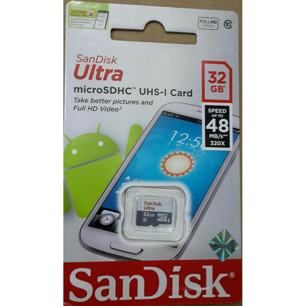 Sandisk micro sd 32gb 48mbps