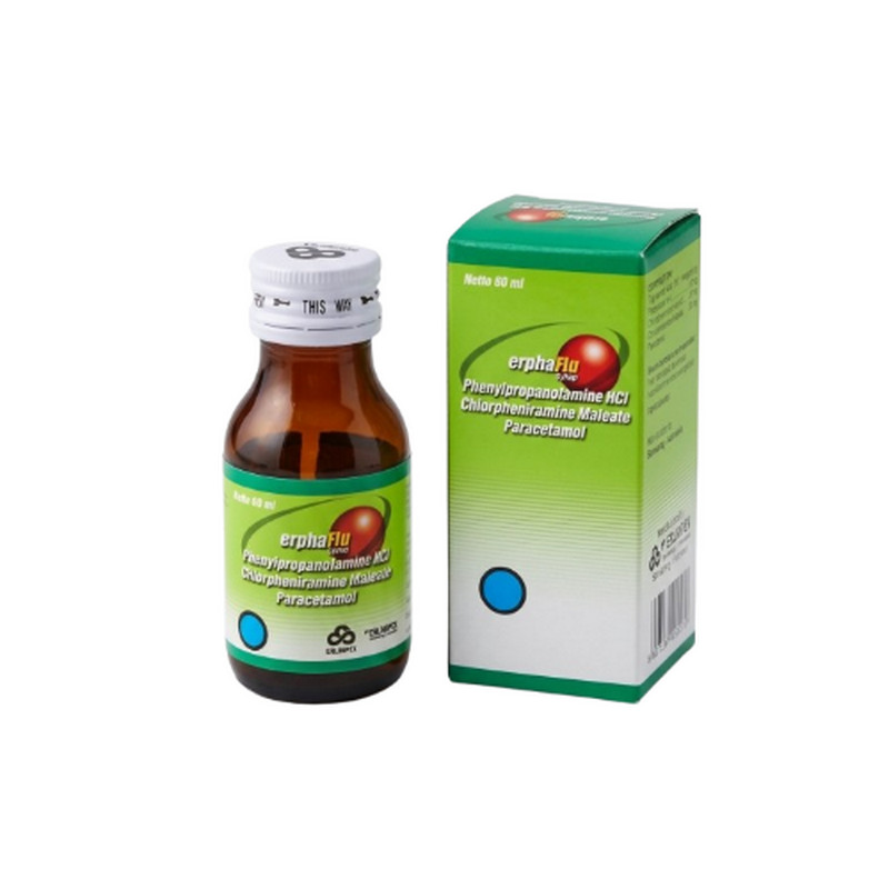 ERPHAFLU SIRUP 1 BOTOL @ 60 ML