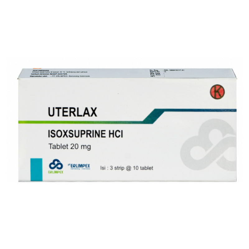 UTERLAX 20 MG 1 STRIP @ 10 TABLET