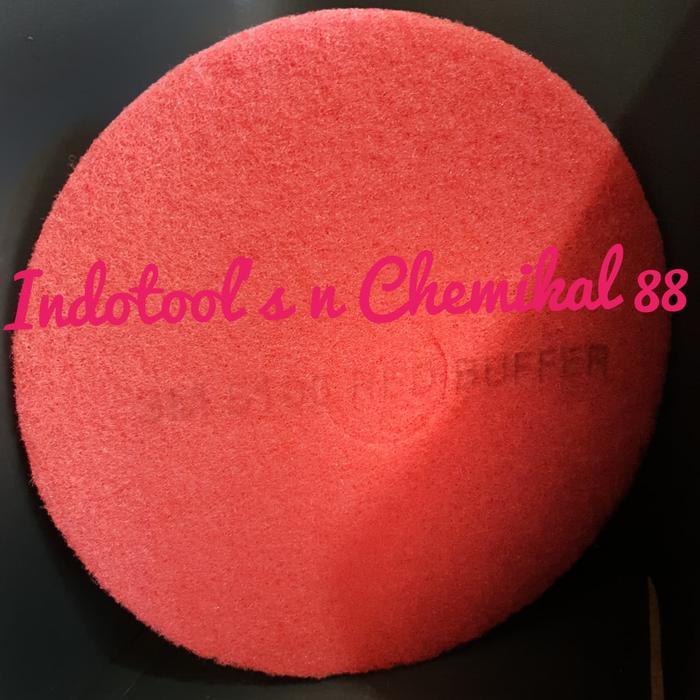 3M Red Buffer Pad 5100 16 Inch / Floor Buffing Pad 16" (1pc)