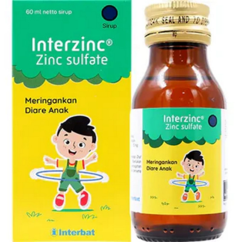 INTERZINC SIRUP 1 BOTOL @ 60 ML