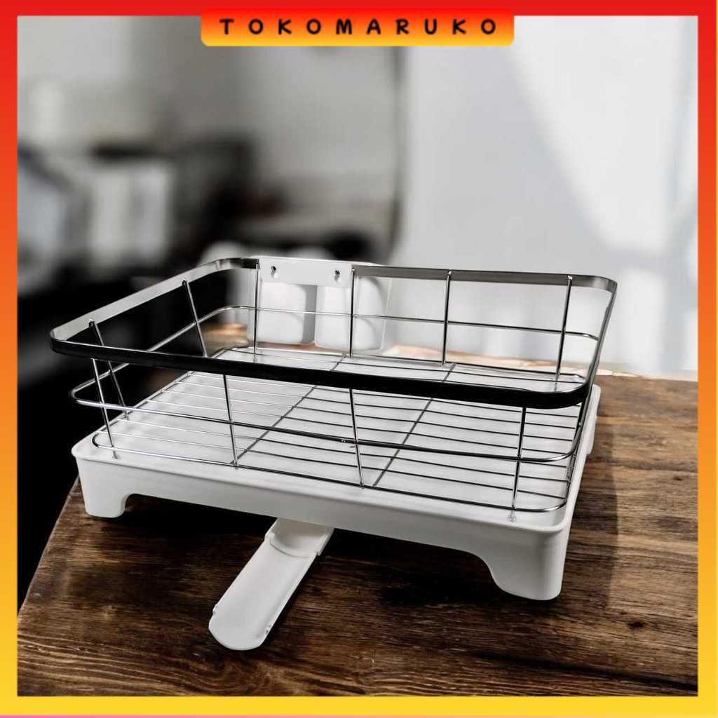 Chosmo Rak Piring Dapur Kitchen Storage Drying Rack Single Layer Big - DR45