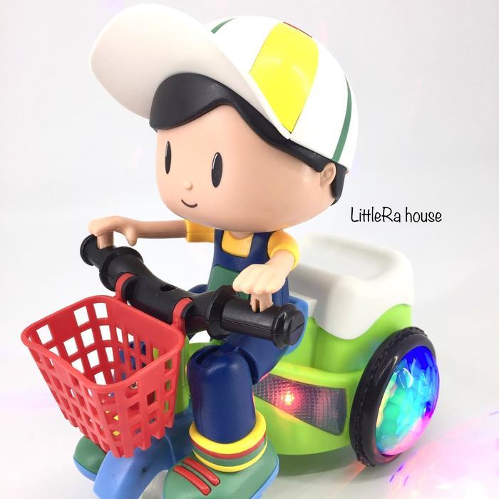 Robot Sepeda Akrobat | Dancing Robot | Robot Putar | Mainan Edukatif