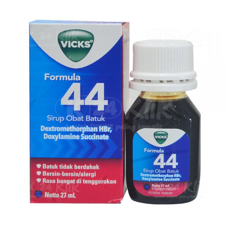VICKS FORMULA 44 SIRUP 1 BOTOL @ 27 ML