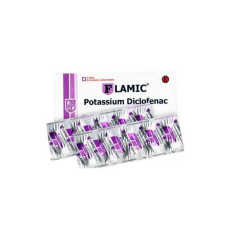 FLAMIC 1 STRIP @ 10 TABLET SALUT SELAPUT