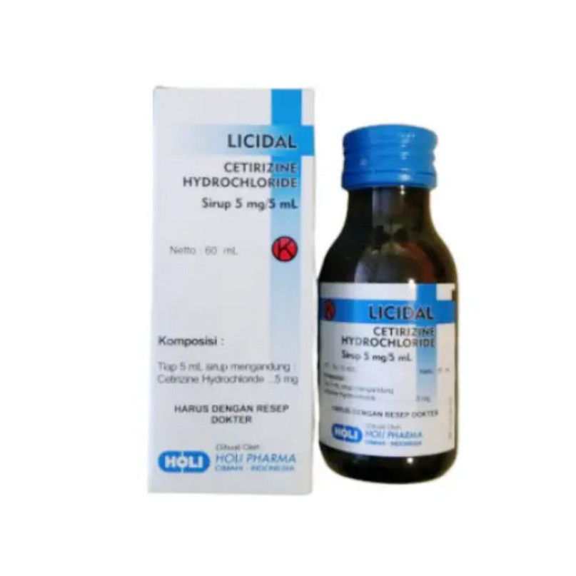 LICIDAL SIRUP 1 BOTOL @ 60 ML