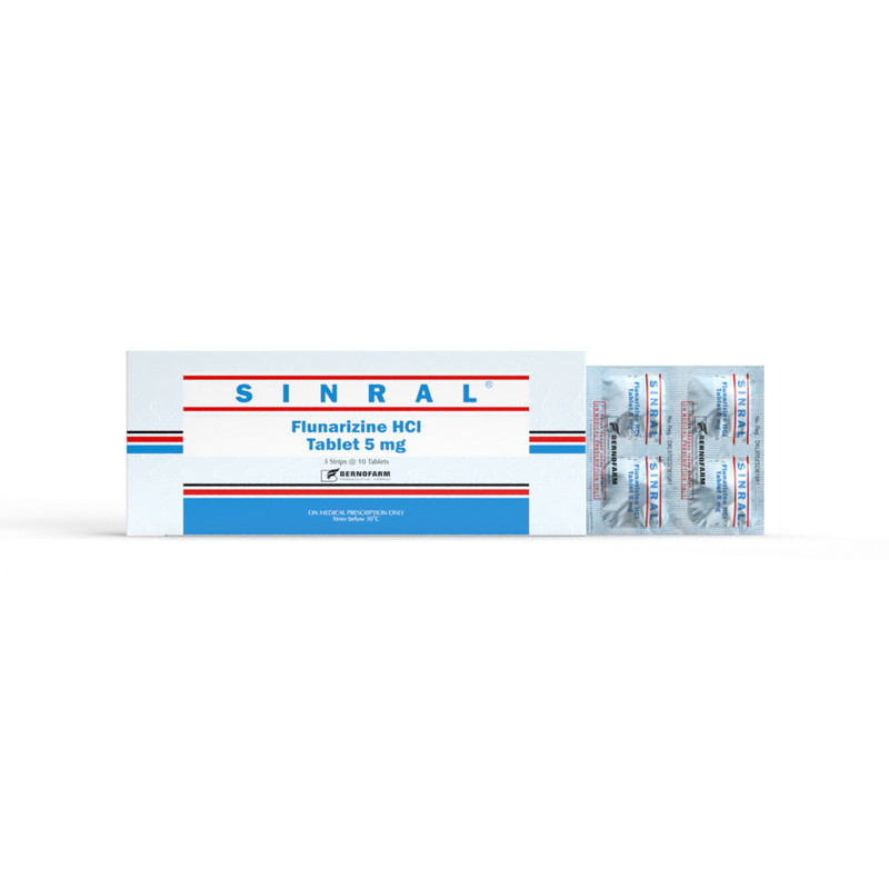 SINRAL 5 MG 1 STRIP @ 10 TABLET