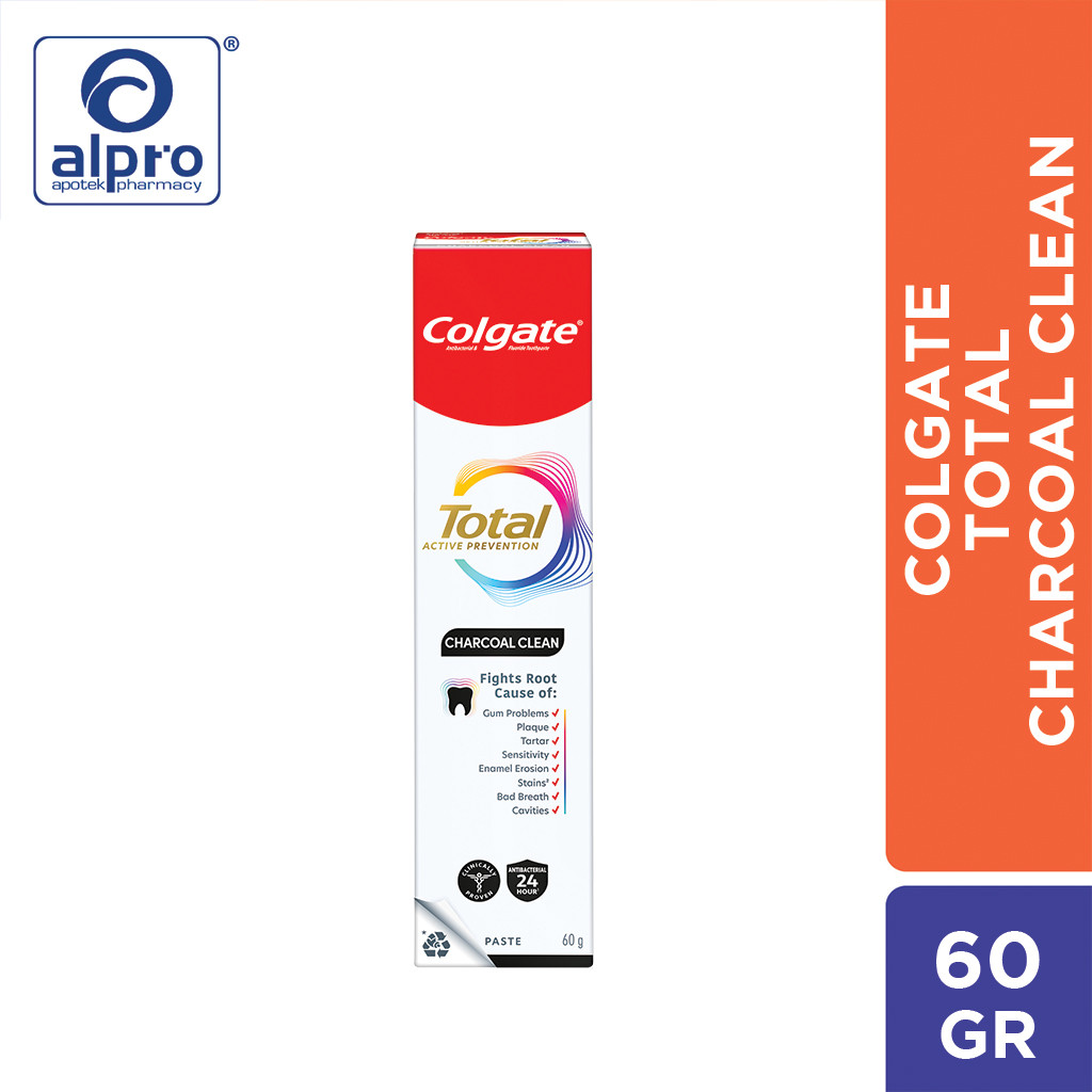 Colgate Toothpaste Total Charcoal Clean 60Gr
