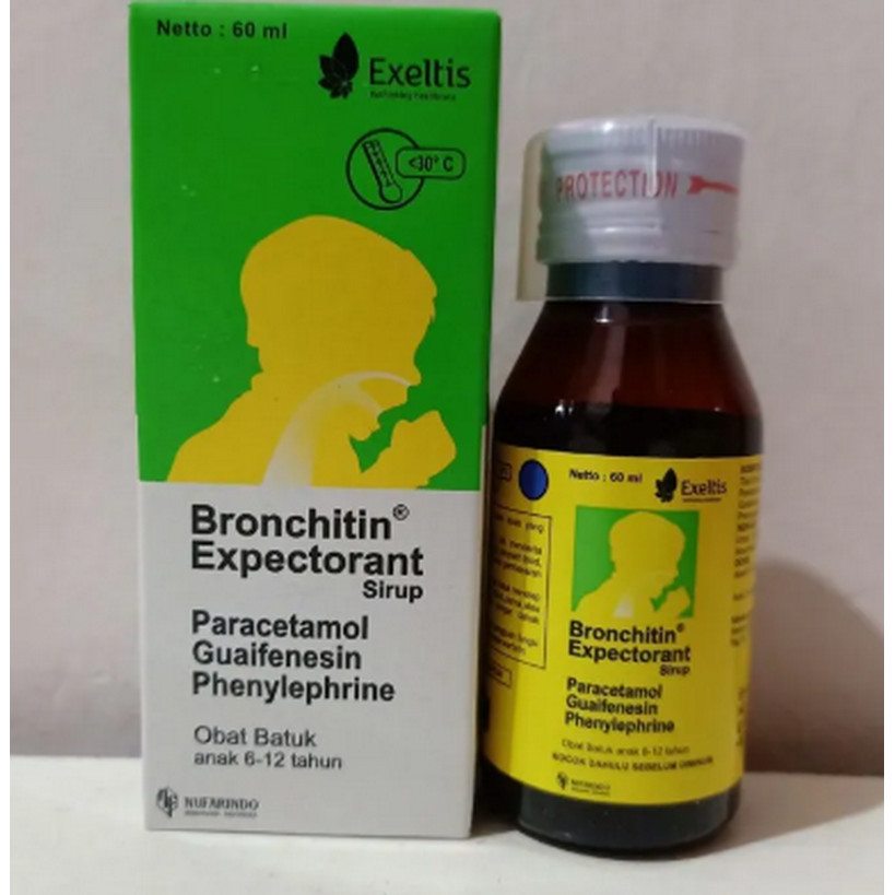 BRONCHITIN EXPECTORANT SIRUP 1 BOTOL @ 60 ML