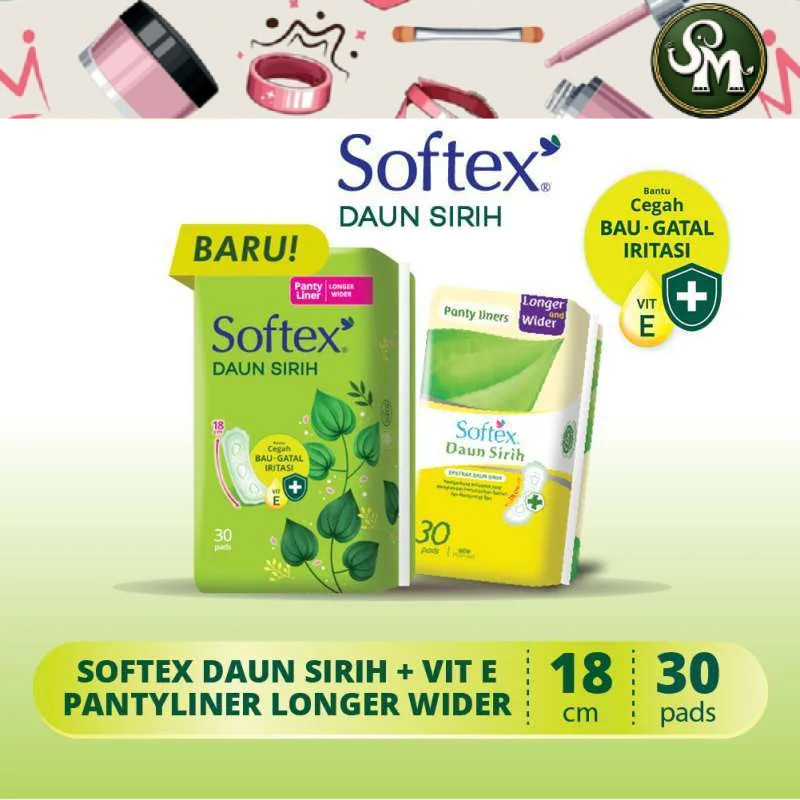 SOFTEX Daun Sirih Pantyliner 30PADS