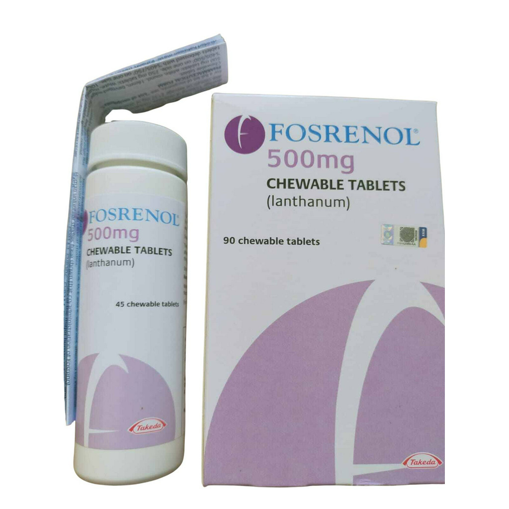 FOSRENOL 1 BOTOL @ 45 TABLET KUNYAH