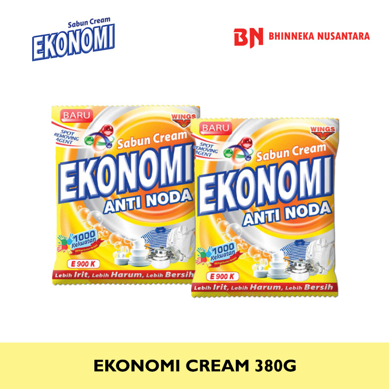 Ekonomi Deterjen Krim E900K 390 Gram - 2 Pack