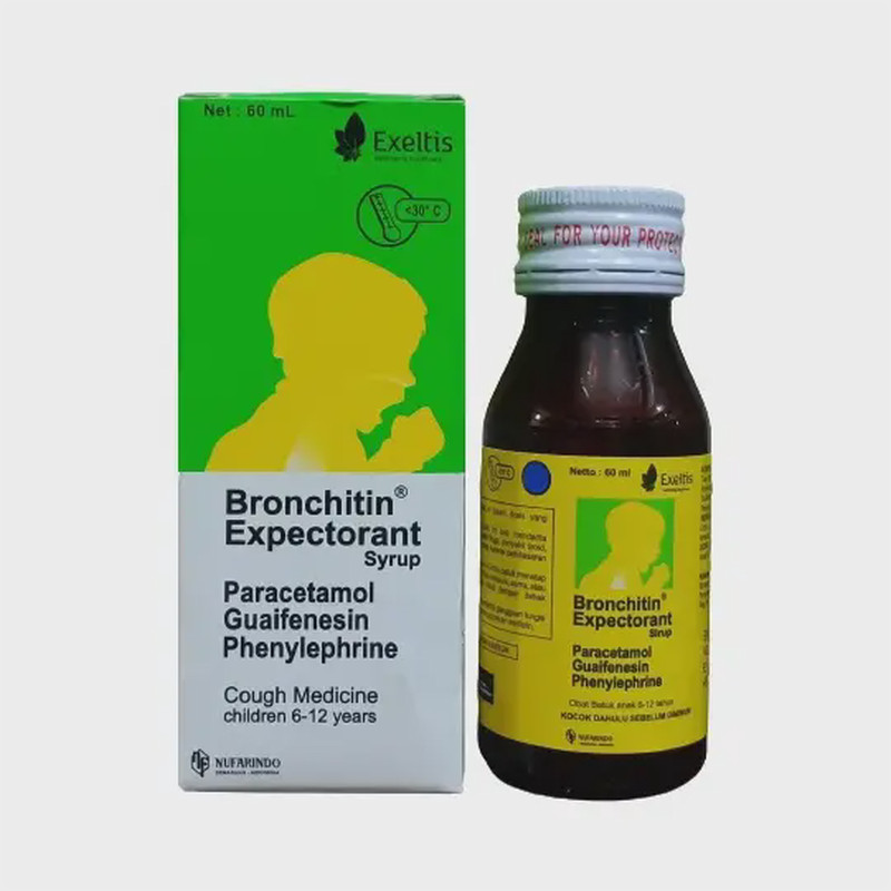 BRONCHITIN FLU SIRUP 1 BOTOL @ 60 ML