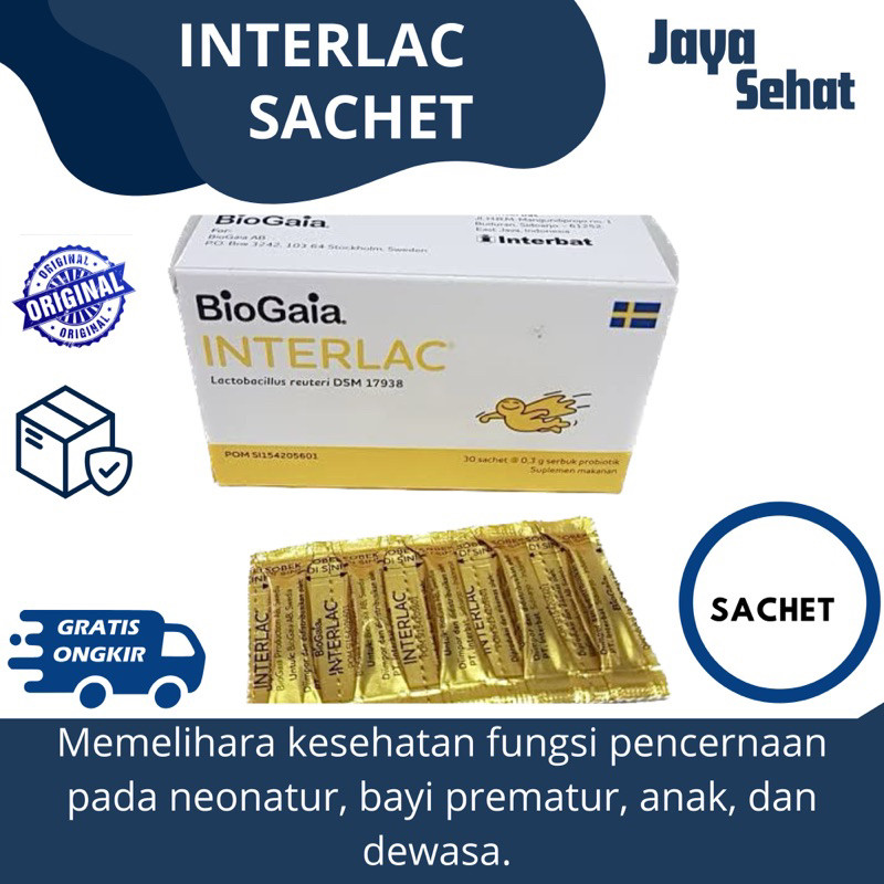 Interlac Probiotik Bubuk Mini 1 / 5 SACHET