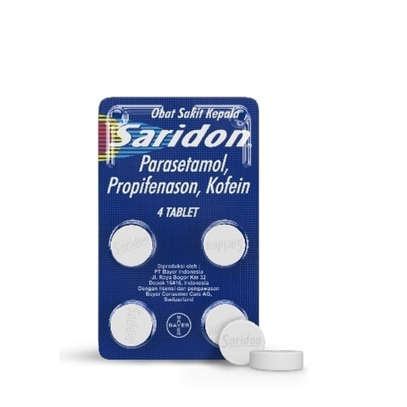 SARIDON 1 BLISTER @ 4 TABLET