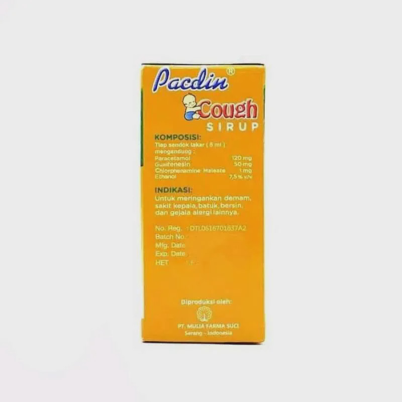 PACDIN FLU SIRUP 1 BOTOL @ 60 ML