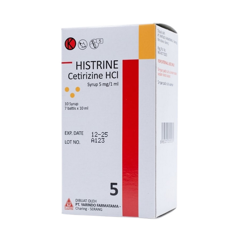 HISTRINE SIRUP 1 BOTOL @ 60 ML