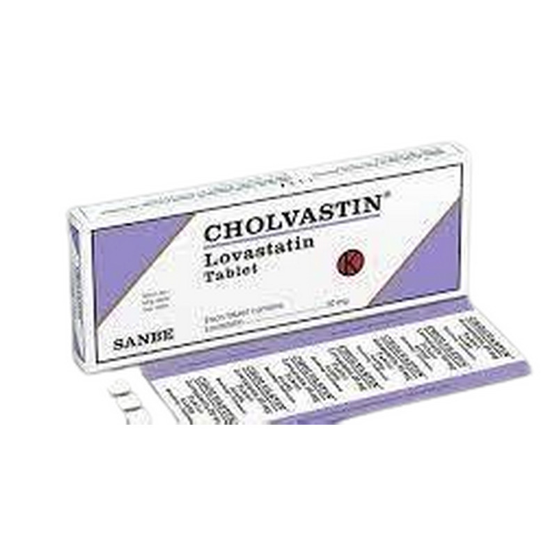 CHOLVASTIN 1 STRIP @ 10 TABLET