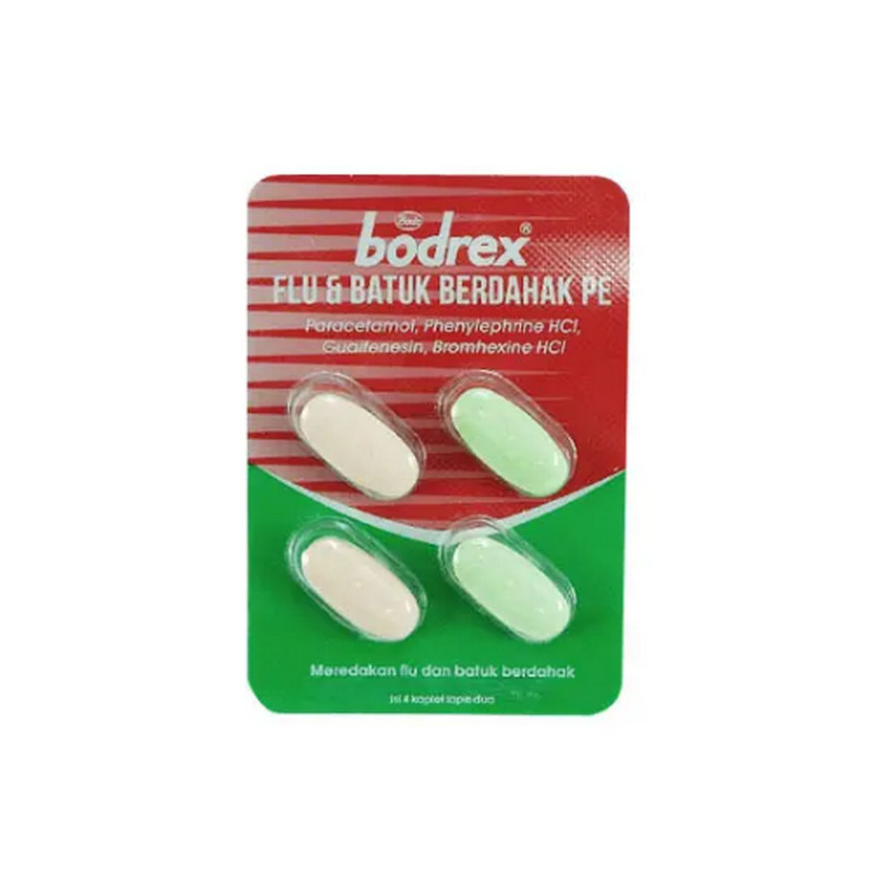BODREX COUGH & COLD 1 BLISTER @ 4 KAPLET